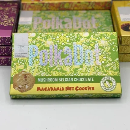 Polkadot Macadamia Nut Cookies Chocolate